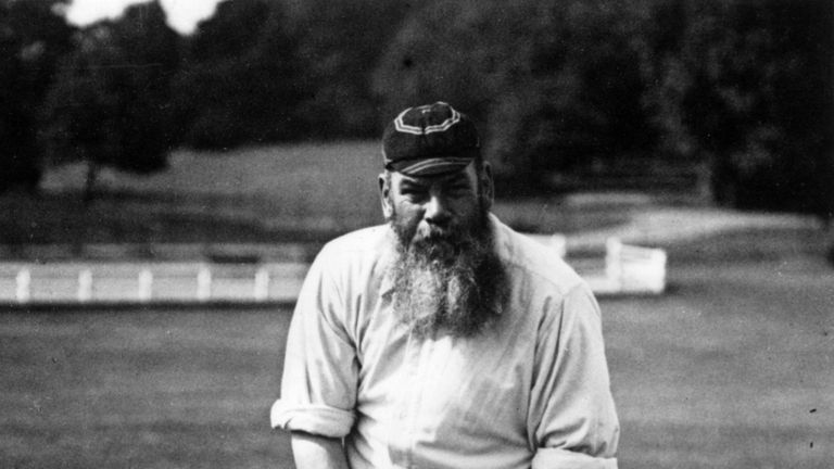W. G. Grace played 22 Test matches for England between 1880 and 1899, scoring two hundreds