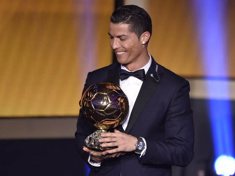 FIFA Ballon d'Or winner Cristiano Ronaldo