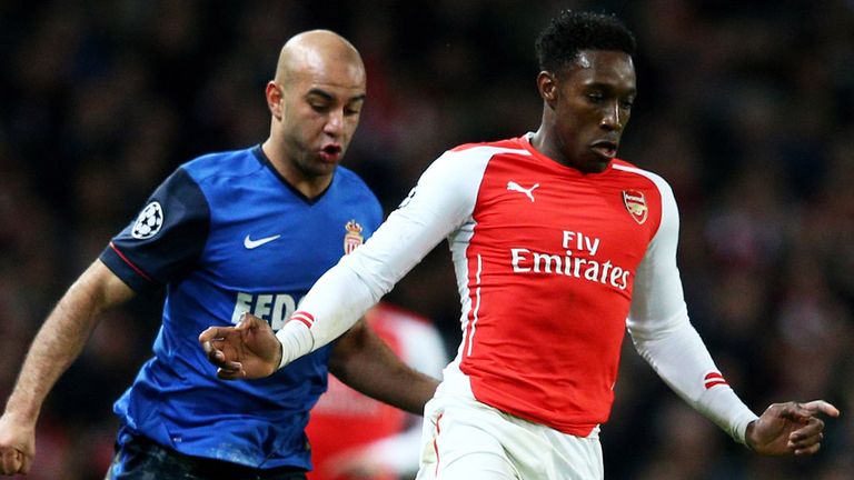 Aymen Abdennour (left) in action for Monaco against Arsenal's Danny Welbeck