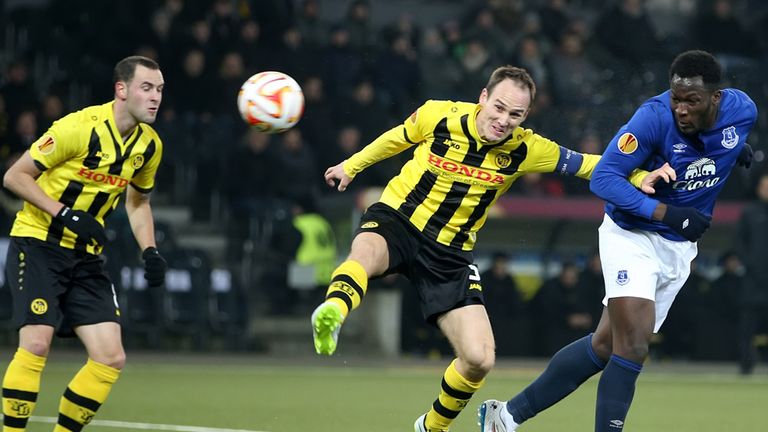 Romelu Lukaku got the better of Young Boys in the Europa League