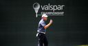 Davis chips in to lead
