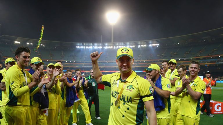 Michael Clarke: Australia captain feels the World Cup win will provide valuable momentum for this summer's Ashes series in England