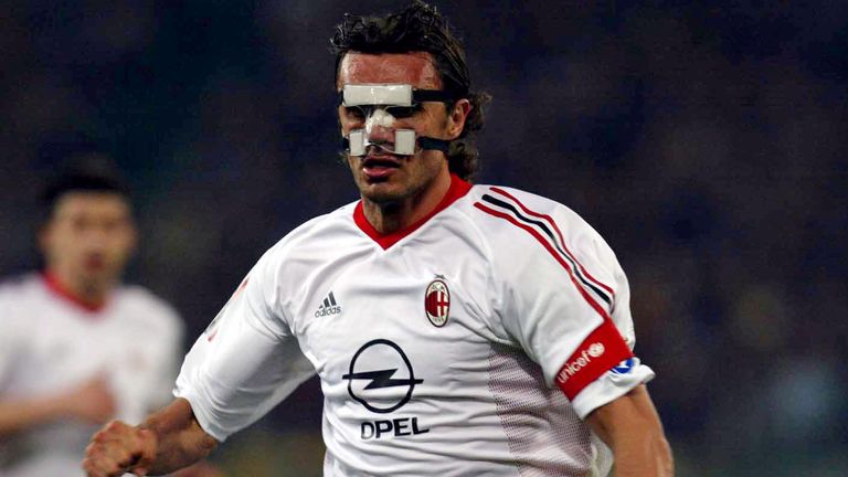 football's masked men: paolo maldini, fernando torres, paul