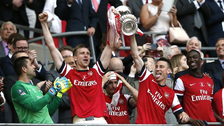 Arsenal are aiming win the FA Cup two years running as they prepare to face Aston Villa