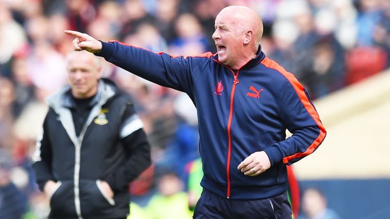 Houston took Falkirk to the Scottish Cup Final in 2015