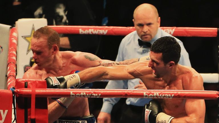 Froch says Eubank Jr had no problem with 'that right'