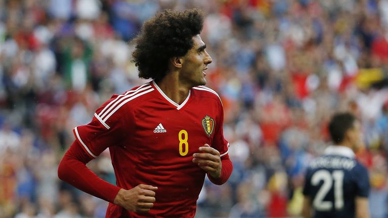 Marouane Fellaini was dropped after Belgium's loss to Italy in their opening Euro 2016 match