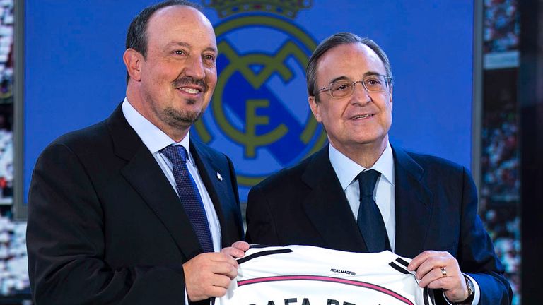 Benitez was a surprise appointment by Real Madrid president Florentino Perez 