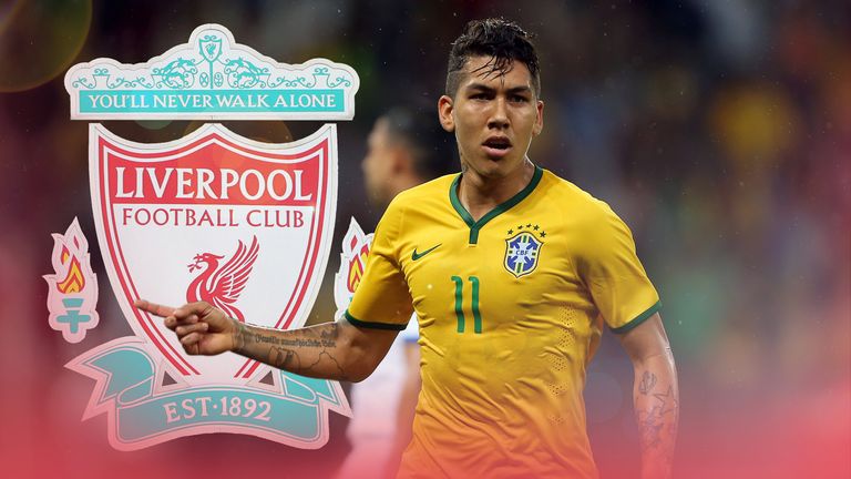 Roberto Firmino: Will join Liverpool for initial fee of £21.3m