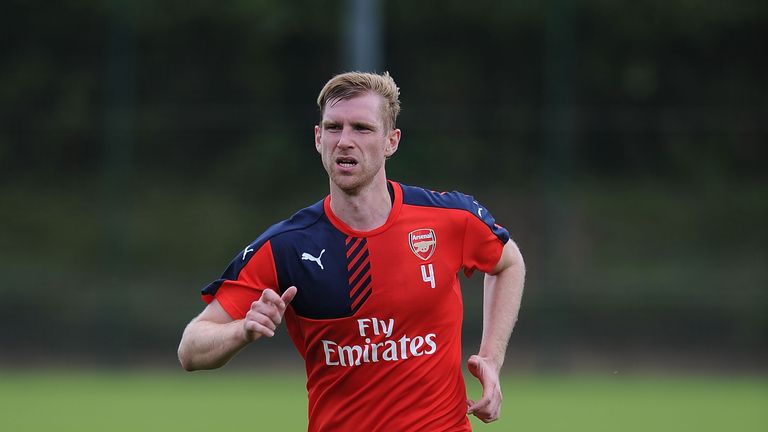 Arsenal are hoping to have Per Mertesacker back for their match with Chelsea