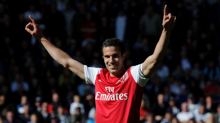Will Salah break Robin van Persie's record?