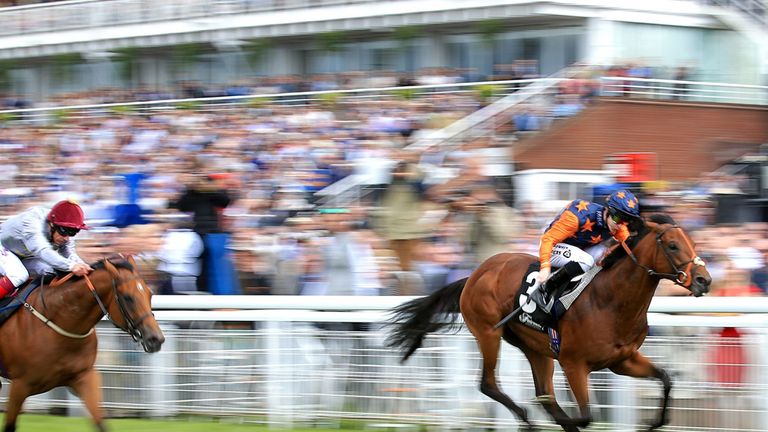 Kachy winning at Goodwood as a juvenile