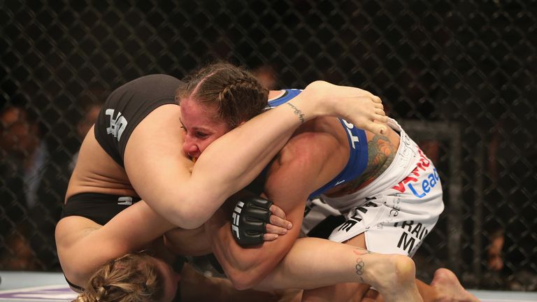 Rousey has rarely found adversity in the UFC