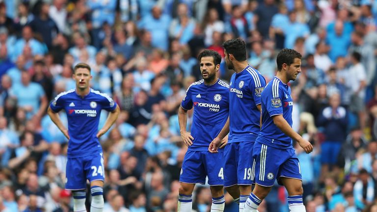 Gary Cahill, Cesc Fabregas and Eden Hazard were among seven Chelsea players named by Jose Mourinho as having underperformed so far this season