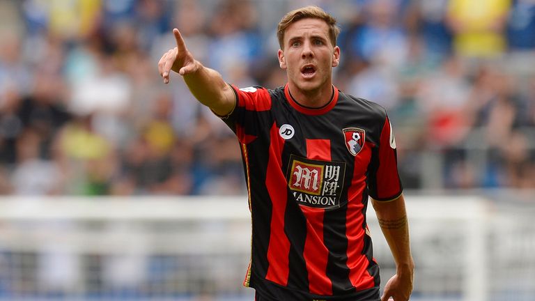 Dan Gosling has averaged the most distance covered per 90 minutes of Premier League midfielders this season