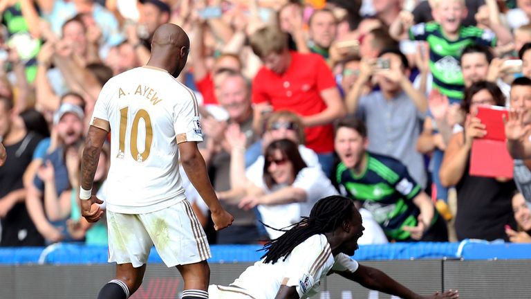 Swansea earned a creditable 2-2 draw at champions Chelsea on Saturday Night Football