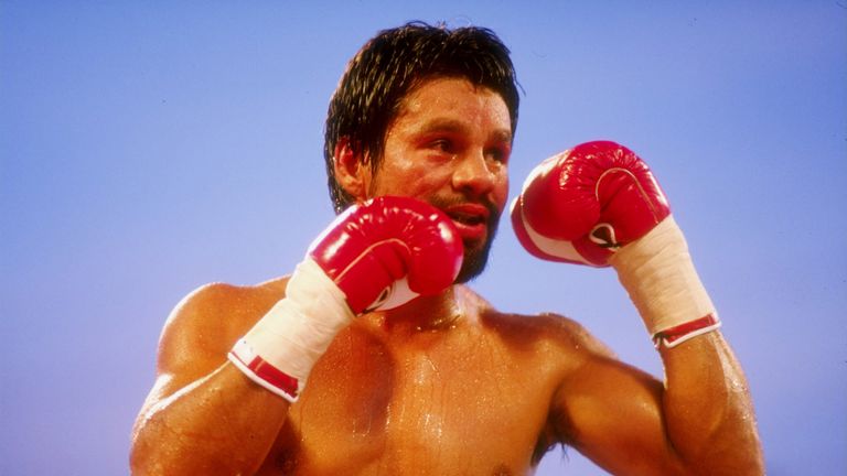 Known as Manos de Piedra (Hands of Stone) Roberto Duran never shied away from a fight
