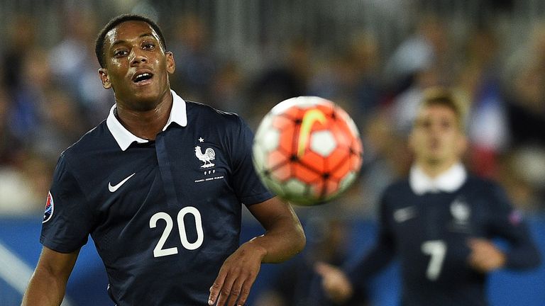 Anthony Martial could make his Manchester United debut against Liverpool
