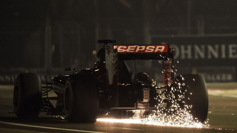 Verstappen finished eighth in the Singapore GP despite stalling on the grid