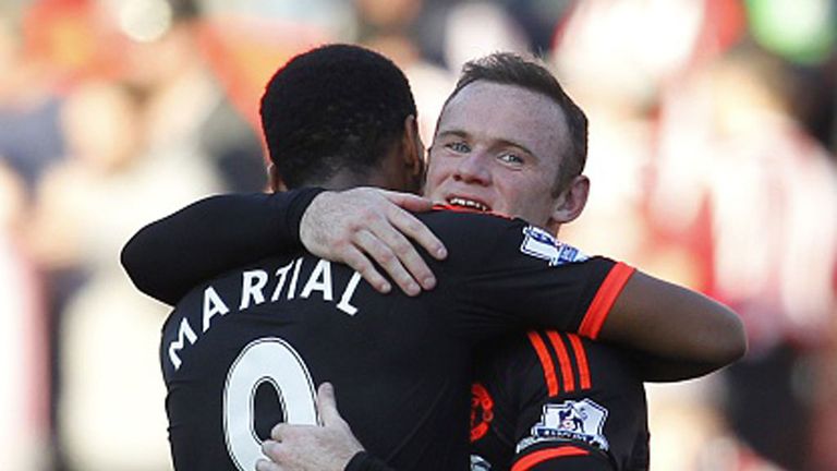 Wayne Rooney and Anthony Martial have struggled to find the back of the net on a regular basis this season