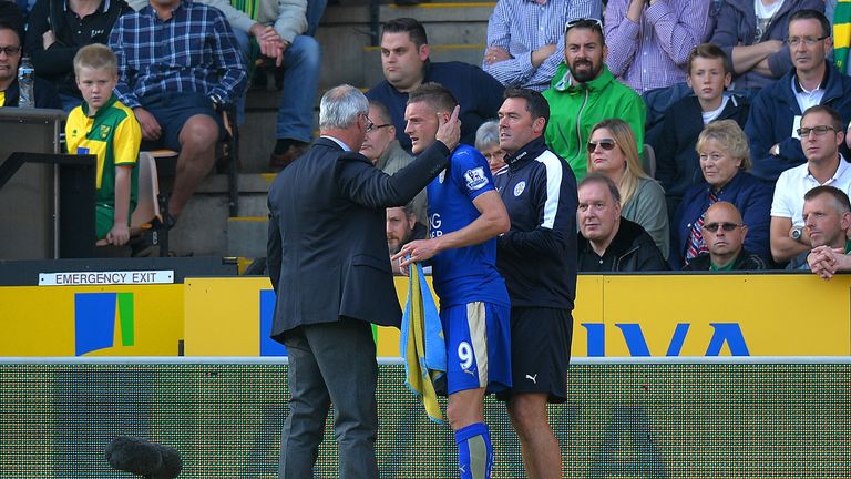 Jamie Vardy is set to be rested after scoring 10 times this season