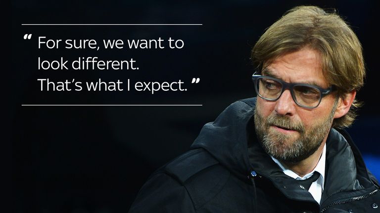 Klopp had set out his ambitions for Saturday in his opening press conference