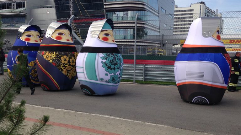  Pre-race preparations, Sochi style!