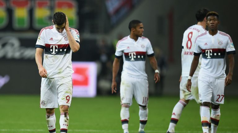 Bayern dropped their first league points of the season in a 0-0 draw at Eintracht Frankfurt on Friday