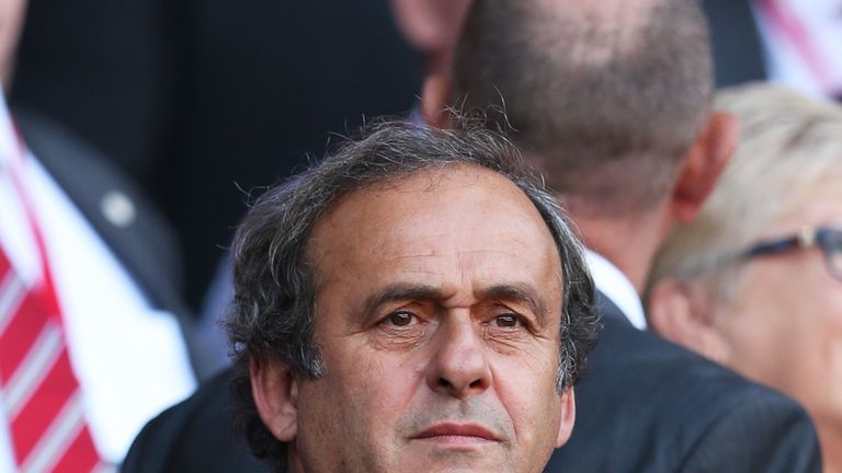 Platini currently suspended for 90 days pending ethics committee hearing
