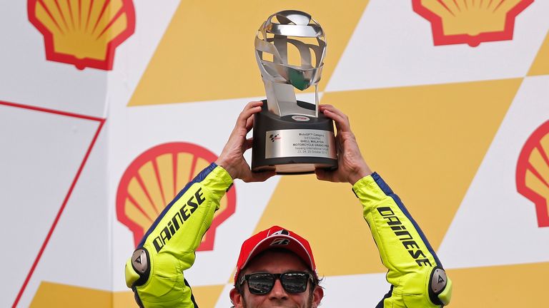 Rossi has enjoyed a phenomenal career, winning seven MotoGP World Championships