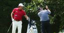 Mickelson splits with Harmon
