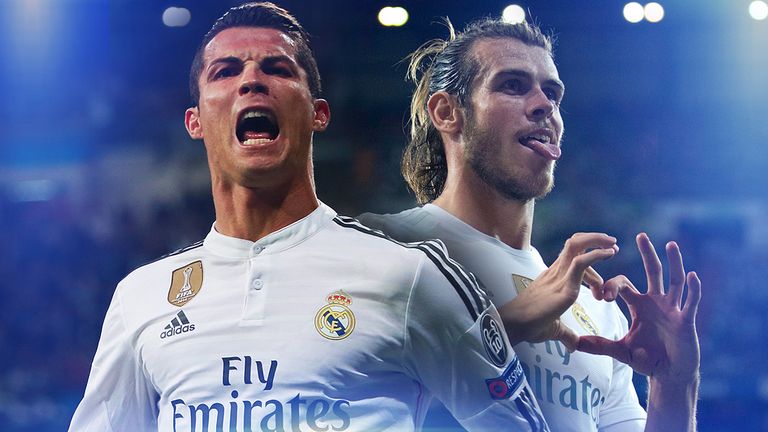  Real Madrid stars Cristiano Ronaldo and Gareth Bale