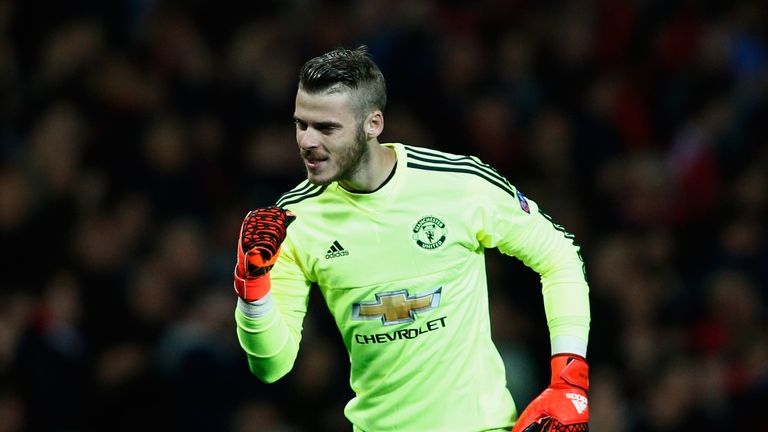David De Gea of Manchester United has dropped the ball just once this season