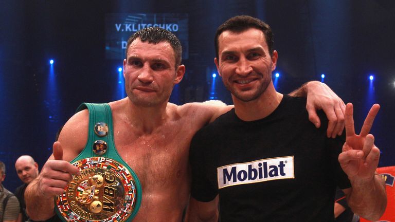 Vitali Klitschko (left) is next on his radar, says Tyson Fury