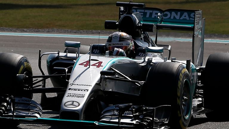 Lewis Hamilton was back on top in Abu Dhabi first practice