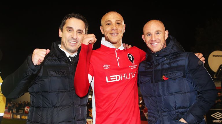 Fa Cup Second Round Draw Salford To Play Hartlepool Football Salford City Who Are Owned By Several Ex Manchester United Players Including Sky Sports