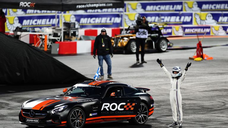 Susie Wolff took part in her last race at the Olympic Stadium