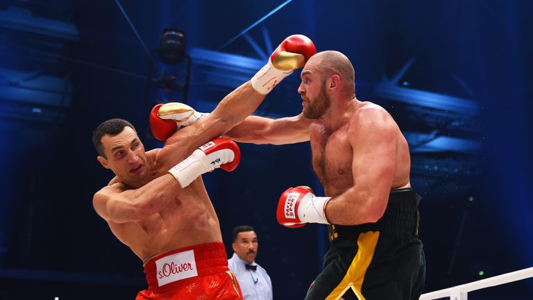 Tyson Fury took Wladimir Klitschko's titles