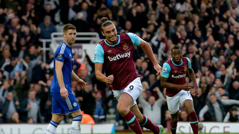 Andy Carroll is expected to return to the West Ham squad
