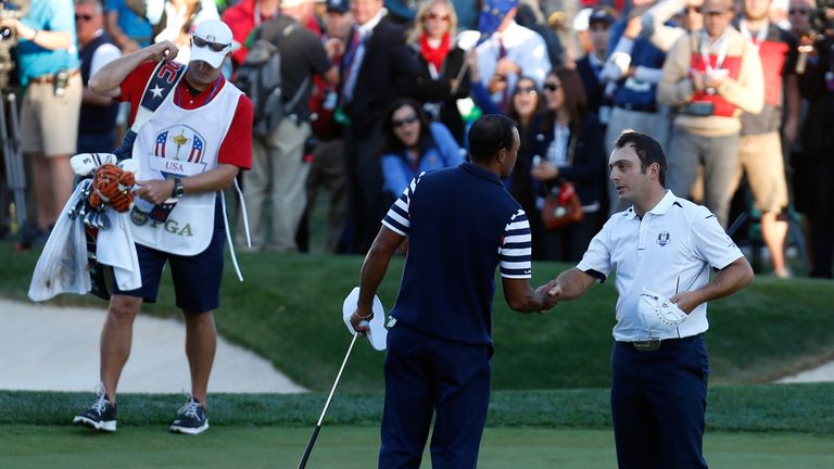 A half point in his match with Tiger Woods gave Europe victory in the 'Miracle of Medinah'