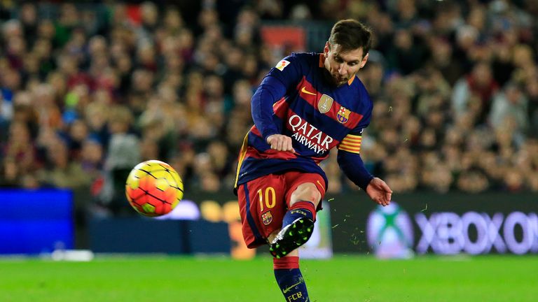Lionel Messi has hit 48 of Barca's 180 goals in 2015