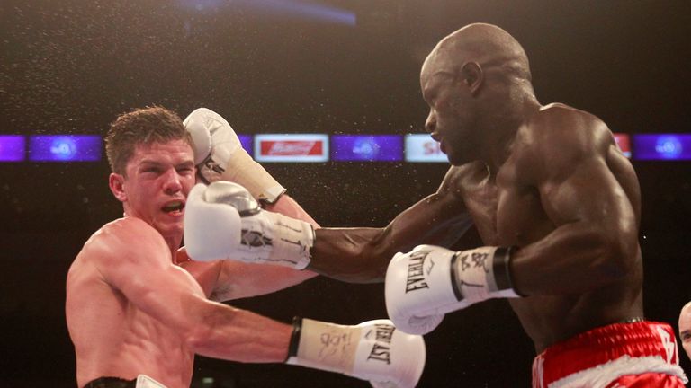 Campbell struggled to hold off the Frenchman and was floored in the fifth