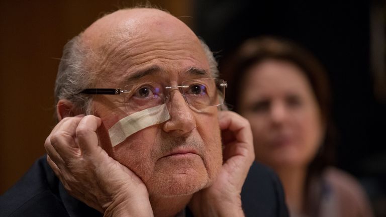 Sepp Blatter was angered by his eight-year ban