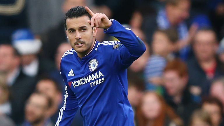 Pedro has scored seven goals in his first Premier League season