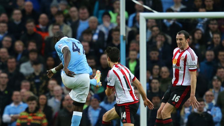 Yaya Toure starred in Man City's victory over Sunderland