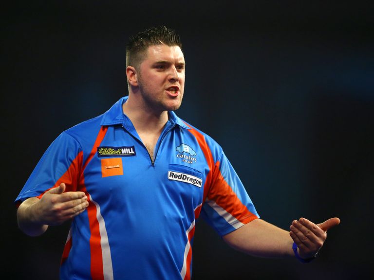 German Darts Masters 2016 Day One Daryl Gurney beats Dimitri van den