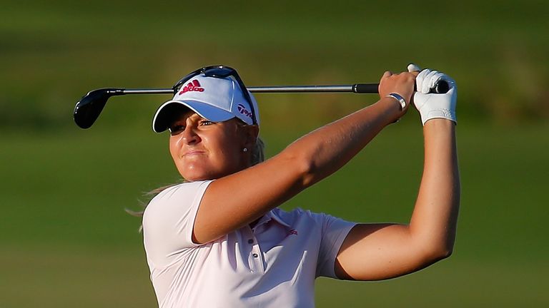 Nordqvist roared to the turn in 32 and also birdied two of the last four in her 68