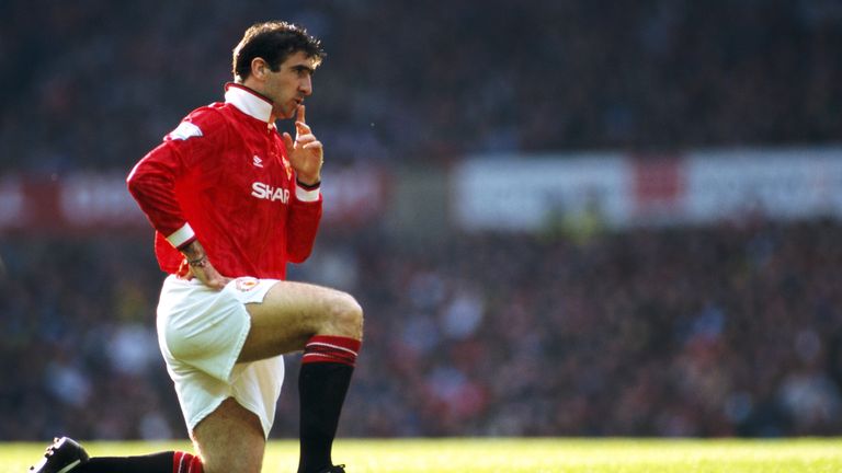 Eric Cantona inspired Manchester United to their first Premier League win