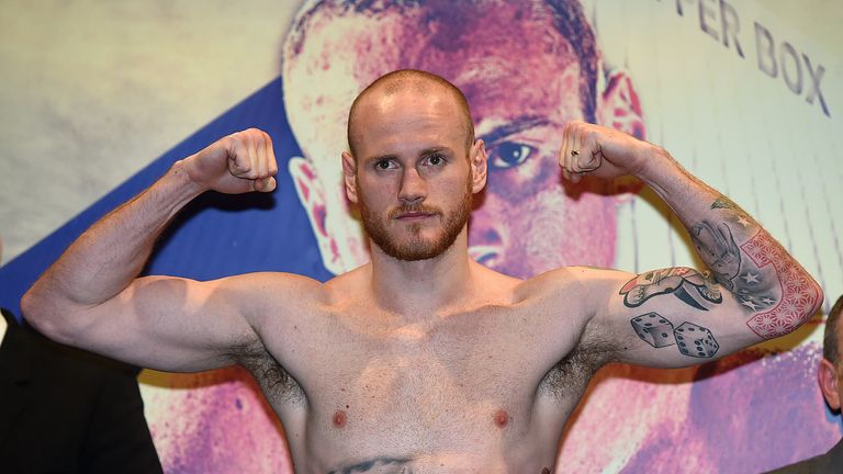 Groves weighed in inside the agreed catchweight of 12st 4lbs