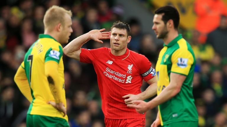 James Milner was one of eight goal-scorers